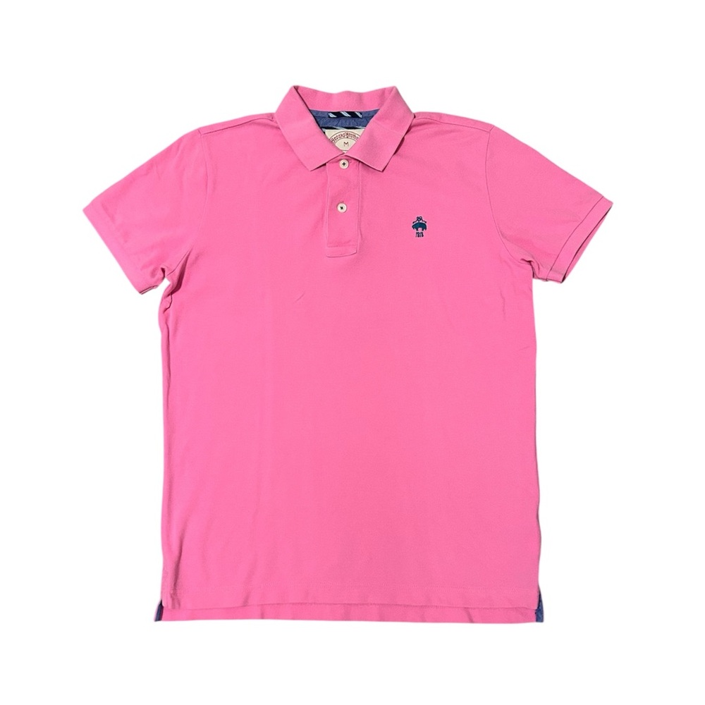 Brooks Brothers Pique Short Sleeve Polo Men’s Medium - Pink